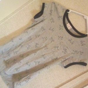 Cat Pattern Belle du Jour Tee